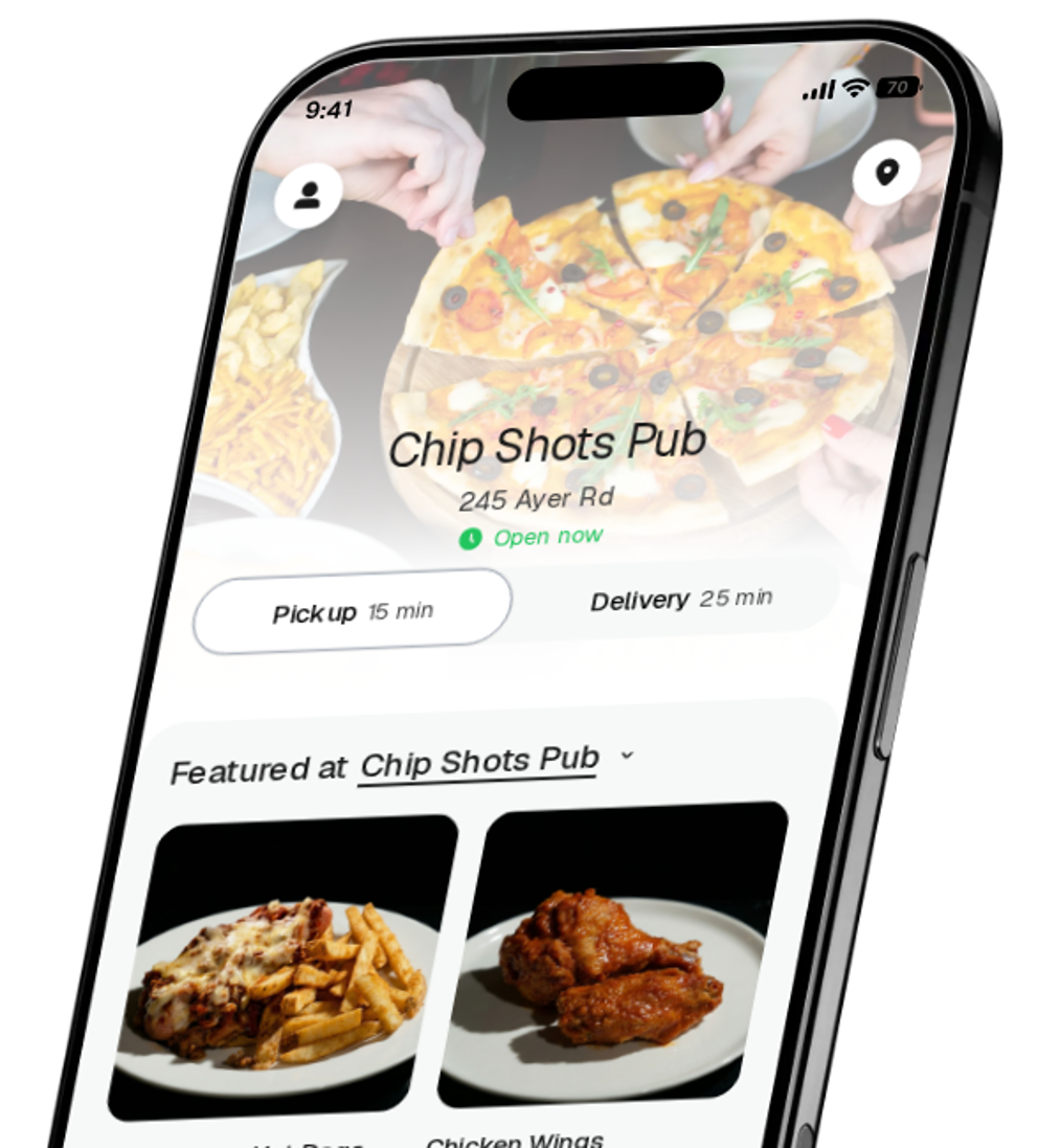 Chip Shots Pub app preview